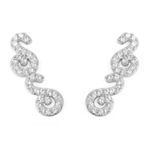 Swirl Crawler Earrings